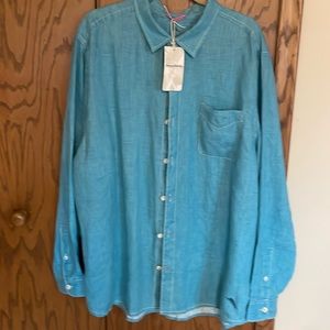 NWT Tommy Bahama Breezer Linen Shirt